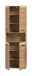 Hochschrank >Ice< in artisan oak - 60x185x30cm (BxHxT)