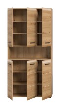 Stauraumschrank >Ice< in artisan oak - 90x185x30cm (BxHxT)