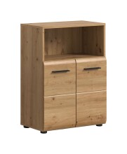 Hochschrank >Ice< in artisan oak - 60x80x30cm (BxHxT)