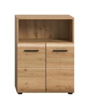 Hochschrank >Ice< in artisan oak - 60x80x30cm (BxHxT)