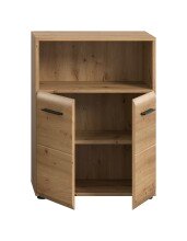 Hochschrank >Ice< in artisan oak - 60x80x30cm (BxHxT)