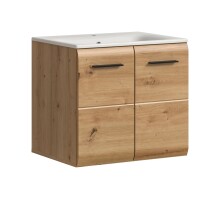 Waschtisch-Set >Ice< in artisan oak - 60x55x46cm...