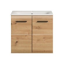 Waschtisch-Set >Ice< in artisan oak - 60x55x46cm...