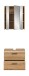 Badezimmer-Set >Ice< in artisan oak - 60x185x30cm (BxHxT)
