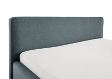 Polsterbett >Mattis< Liegefläche 180x200cm, eisblau, Stellmaß: 201x105x218cm (BxHxT)