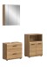 Badezimmer-Set >Ice< in artisan oak - 135x185x30cm (BxHxT)