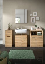 Badezimmer-Set >Ice< in artisan oak - 180x185x30cm...