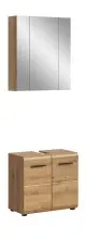 Badezimmer-Set >Ice< in artisan oak - 60x185x30cm...