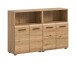 Badezimmer-Set >Ice< in artisan oak - 120x80x30cm (BxHxT)