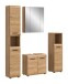 Badezimmer-Set >Ice< in artisan oak - 150x185x30cm (BxHxT)