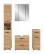 Badezimmer-Set >Ice< in artisan oak - 150x185x30cm (BxHxT)
