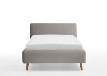 Polsterbett >Mattis< Liegefläche 120x200cm, Nordic ash, Stellmaß: 141x105x218cm (BxHxT)