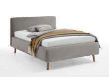 Polsterbett >Mattis< Liegefläche 120x200cm, Nordic ash, Stellmaß: 141x105x218cm (BxHxT)