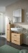 Badezimmer-Set >Ice< in artisan oak - 105x185x30cm (BxHxT)