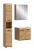 Badezimmer-Set >Ice< in artisan oak - 105x185x46cm (BxHxT)