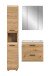 Badezimmer-Set >Ice< in artisan oak - 105x185x46cm (BxHxT)