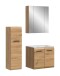 Badezimmer-Set >Ice< in artisan oak - 105x185x46cm (BxHxT)