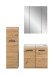Badezimmer-Set >Ice< in artisan oak - 105x185x46cm (BxHxT)