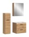 Badezimmer-Set >Ice< in artisan oak - 105x185x46cm (BxHxT)