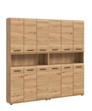 Badezimmer-Set >Ice< in artisan oak - 180x185x30cm...