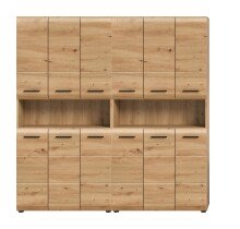 Badezimmer-Set >Ice< in artisan oak - 180x185x30cm...