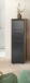 Stauraumschrank >Ice< in Nox Oak / Schwarz - 30x106x30cm (BxHxT)