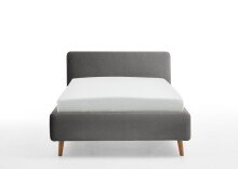 Polsterbett >Mattis< Liegefläche 140x200cm, anthrazit, Stellmaß: 161x105x218cm (BxHxT)