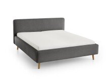 Polsterbett >Mattis< Liegefläche 160x200cm, anthrazit, Stellmaß: 181x105x218cm (BxHxT)