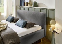 Polsterbett >Mattis< Liegefläche 160x200cm, anthrazit, Stellmaß: 181x105x218cm (BxHxT)