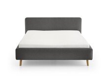 Polsterbett >Mattis< Liegefläche 180x200cm, anthrazit, Stellmaß: 201x105x218cm (BxHxT)