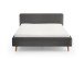 Polsterbett >Mattis< Liegefläche 180x200cm, anthrazit, Stellmaß: 201x105x218cm (BxHxT)