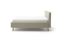 Polsterbett >Mattis mit BK< Liegefläche 140x200 cm, Aspen Taupe, Stellmaß: 161x105x218cm (BxHxT)