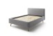 Polsterbett >Mattis mit BK< Liegefläche 140x200 cm, Hellgrau, Stellmaß: 161x105x218cm (BxHxT)