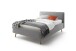 Polsterbett >Mattis mit BK< Liegefläche 140x200 cm, Hellgrau, Stellmaß: 161x105x218cm (BxHxT)