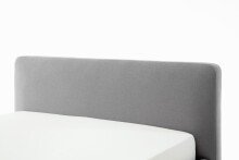 Polsterbett >Mattis mit BK< Liegefläche 180x200 cm, Hellgrau, Stellmaß: 201x105x218cm (BxHxT)