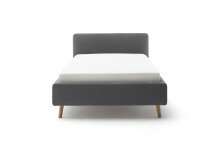 Polsterbett >Mattis mit BK< Liegefläche 140x200 cm, Anthrazit, Stellmaß: 161x105x218cm (BxHxT)
