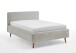 Polsterbett >Mattis mit BK< Liegefläche 140x200 cm, Poso Beige, Stellmaß: 161x105x218cm (BxHxT)