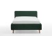 Polsterbett >Mattis mit BK< Liegefläche 140x200 cm, Dunkelgrün, Stellmaß: 161x105x218cm (BxHxT)