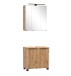Badmöbel-Set >Nizza< (2-tlg.) in Wotaneiche - 60x35cm (BxT)