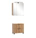 Badmöbel-Set >Nizza< (2-tlg.) in Wotaneiche - 60x35cm (BxT)