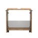 Badmöbel-Set >Nizza< (2-tlg.) in Wotaneiche - 60x35cm (BxT)