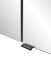 Waschtisch-Set >Nizza< in Wotaneiche, schwarz - 120x200x47cm (BxHxT)