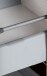 Waschtisch-Set >Nizza< (2-tlg.) in Wotaneiche, schwarz - 80x200x47cm (BxHxT)