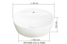 Waschtisch-Set >Nizza< (2-tlg.) in Wotaneiche, schwarz - 120x200x47cm (BxHxT)