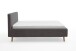 Polsterbett >Mattis mit BK< Liegefläche 180x200 cm, Poso Grau, Stellmaß: 201x105x218cm (BxHxT)