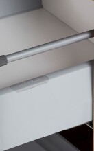 Waschtisch-Set >Nizza< (2-tlg.) in Wotaneiche, schwarz - 120x200x47cm (BxHxT)
