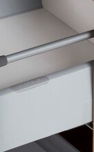 Waschtisch-Set >Nizza< (2-tlg.) in Wotaneiche, schwarz - 120x200x47cm (BxHxT)