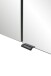 Waschtisch-Set >Nizza< (2-tlg.) in Wotaneiche, schwarz - 120x200x47cm (BxHxT)