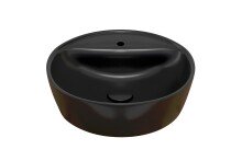 Waschtisch-Set >Nizza< (2-tlg.) in Wotaneiche, schwarz - 120x200x47cm (BxHxT)