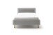 Polsterbett >Mattis mit BK< Liegefläche 140x200 cm, Hevre grau, Stellmaß: 161x105x218cm (BxHxT)